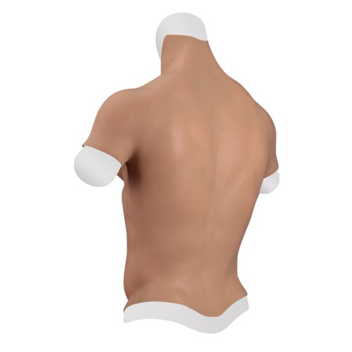 Realistica tuta muscolare in silicone finta petto muscolare per cosplay Halloween più forte - Foto 5 di 12