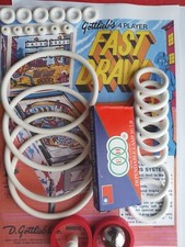 KIT COMPLET-FLIPPER -GOTTLIEB-FAST DRAW-ELASTIQUE,BILLE,AMPOULES-
