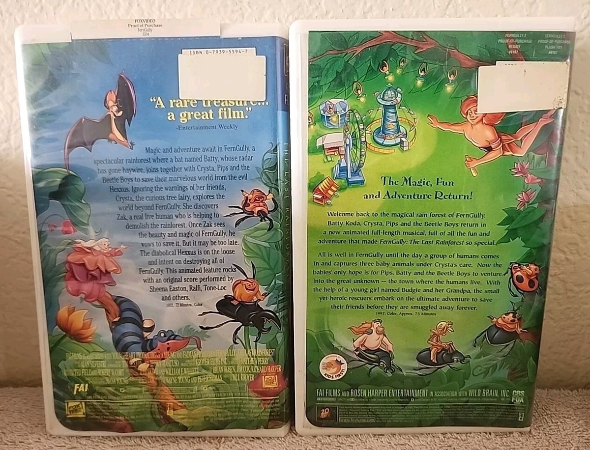 Ferngully: The Last Rainforest & The Magical Rescue (VHS