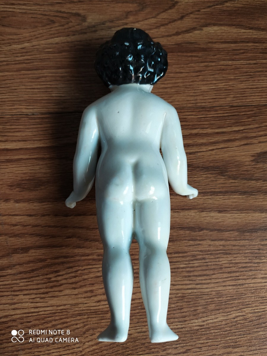 Rare vintage adorable Charlotte Frozen doll of 30's made in