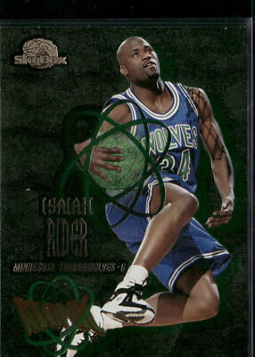 Isaiah Rider 1995-96 SkyBox Premium Atomic #A8 Minnesota Timberwolves