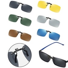 Unisex Polarized Sunglasses Clip On Driving Cycling Sun Glasses Holiday UV400