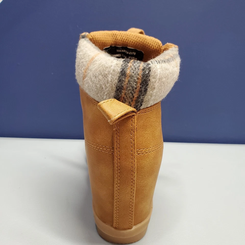 Botas al tobillo de invierno Lugz Marsella para mujer talla 7 tostadas punta redonda con cordones WMARSV-2370 Foto 3 de 4