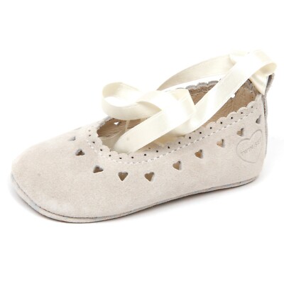 E7824 ballerina culla bimba light grey TWIN-SET SIMONA BARBIERI shoe baby girl
