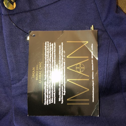 IMAN Global Chic 4 Short NWoT Blue Zip Pockets Global Chic Ponte Ankle Pants🧡 - Picture 6 of 9