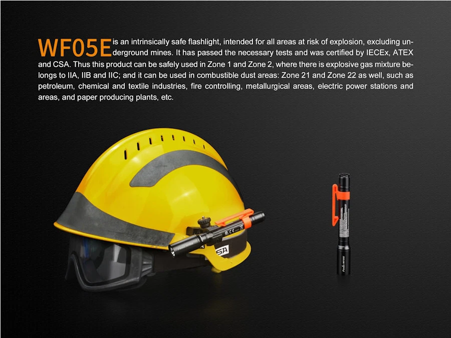 Fenix WF05E ATEX 85 Lumen AAA Torch - Image 3 of 4