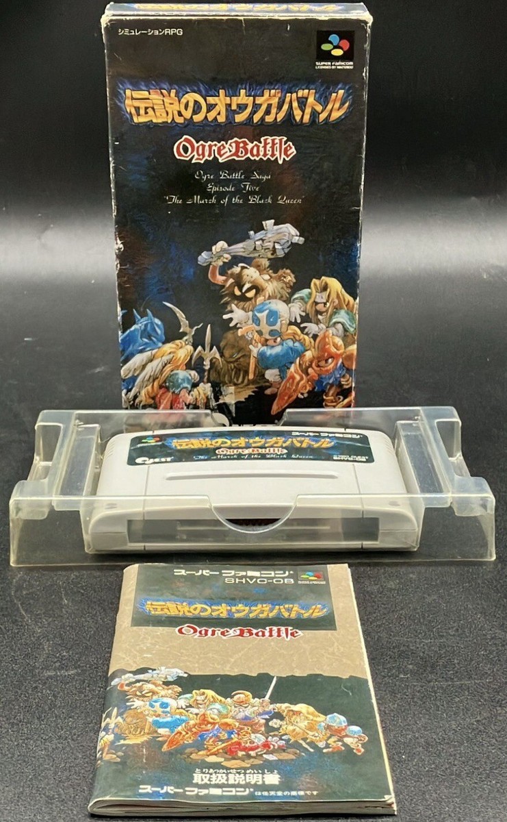 Nintendo Famicom SNES - Ogre Battle: The March of the Black Nintendo Famicom SNES - Ogre Battle: The March of the Black