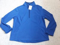 Woman's L/p 14-16 Landsend Persian Cobalt Fleece Woman's L/p 14-16 Landsend Persian Cobalt Fleece
