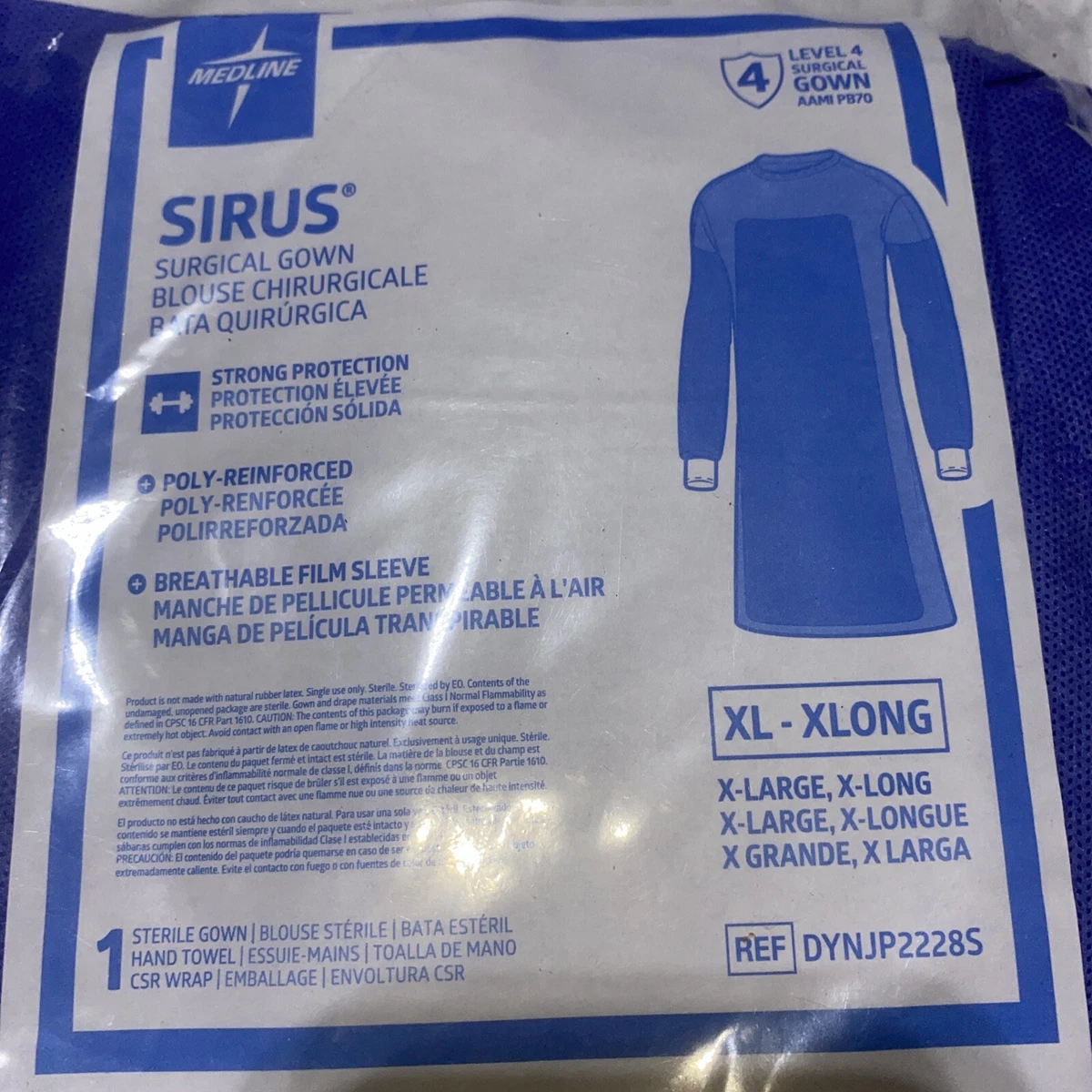 Medline Surgical Gowns Level 4