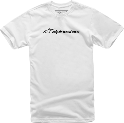 Alpinestars Ageless Men's Short Sleeve T-Shirt - White/Black, Medium, 100% Cotton