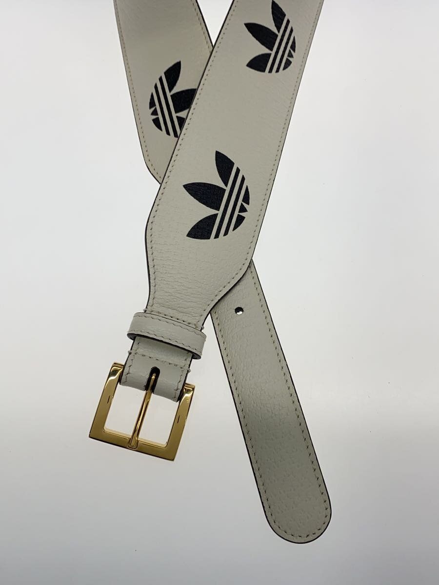 GUCCI belt leather White print women's 625854 Used | eBay