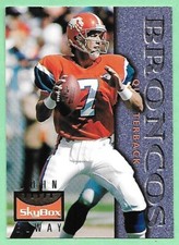 1995 Skybox Football John Elway #36 Denver Broncos👍