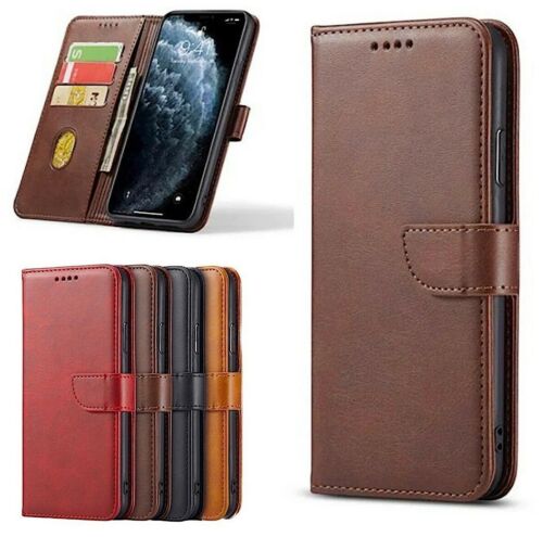 Leather Magnetic Flip Wallet Case For iPhone 16 15 14 Plus 13 12 11 Pro Max Mini - Picture 2 of 16