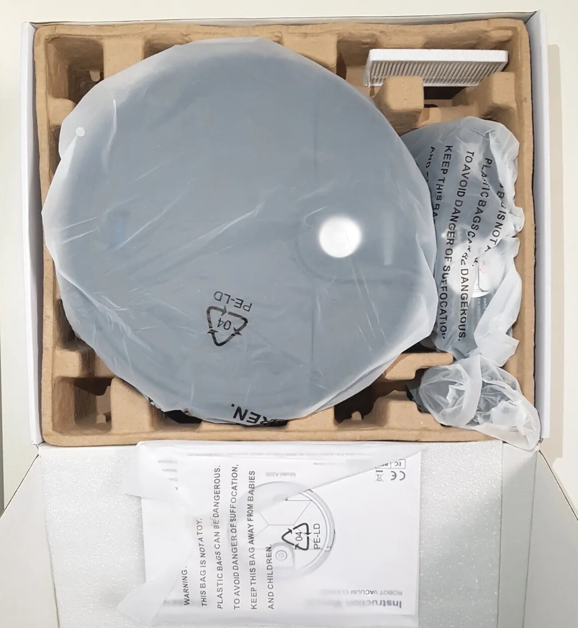 Saugroboter Aposen A200 mit 6D AntikollisionsInfrarotsensor Hartböden