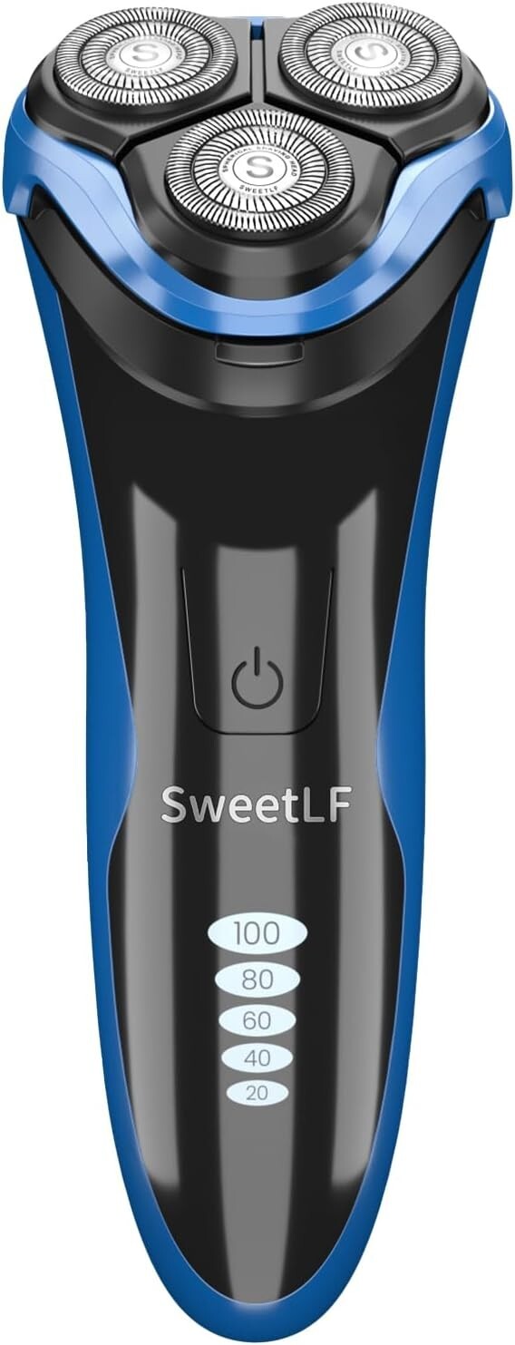 Electric Razor for Men SweetLF 100% Waterproof Electric Shaver Type C Recharg...