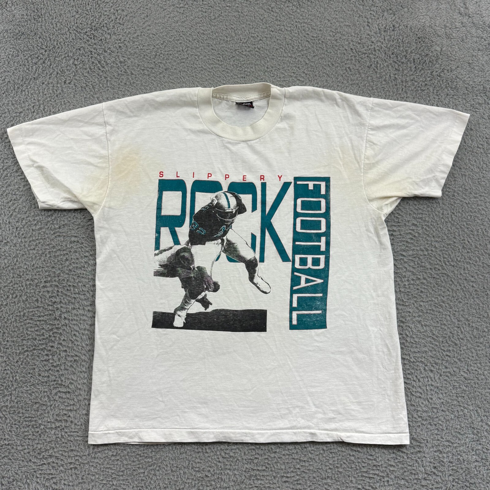 Vintage Slipper Rock University Shirt Mens XL Football 90s S