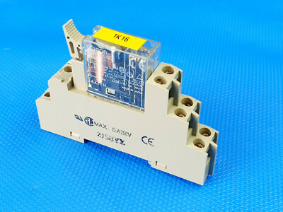 OMRON G2R-1-SND 24VDC Relais: elektromagnetisch 10A/250VAC mit Sockel 5A/250V