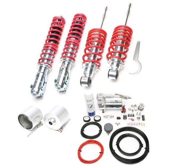 TA Technix Gewindefahrwerk Inkl LIFT-KIT Anheben DER Vorderachse VW Golf 3 Kombi-image