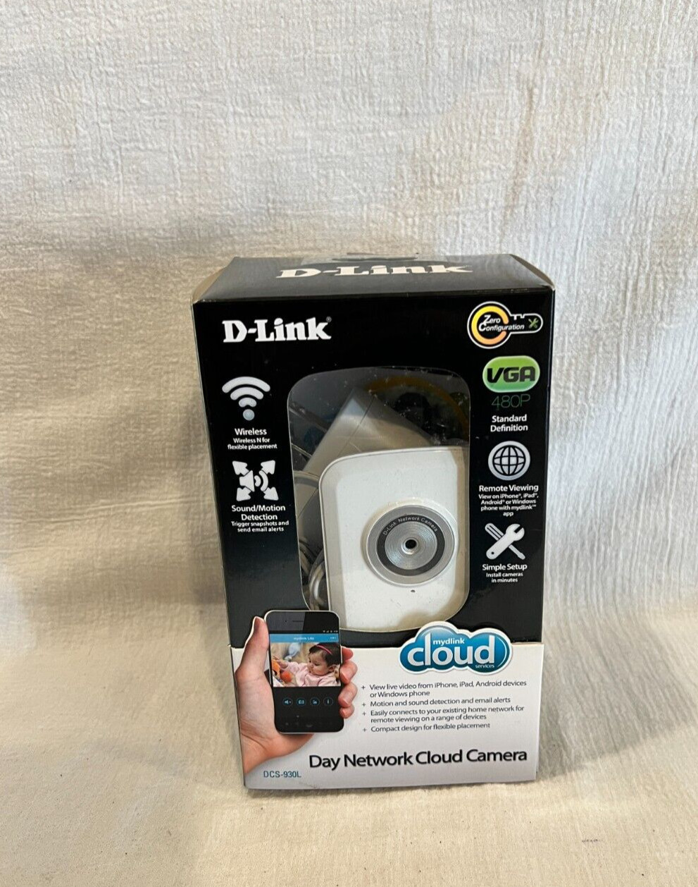 D-link Cloud Camera  Dcs-930L Enhansed Day Network -Live video