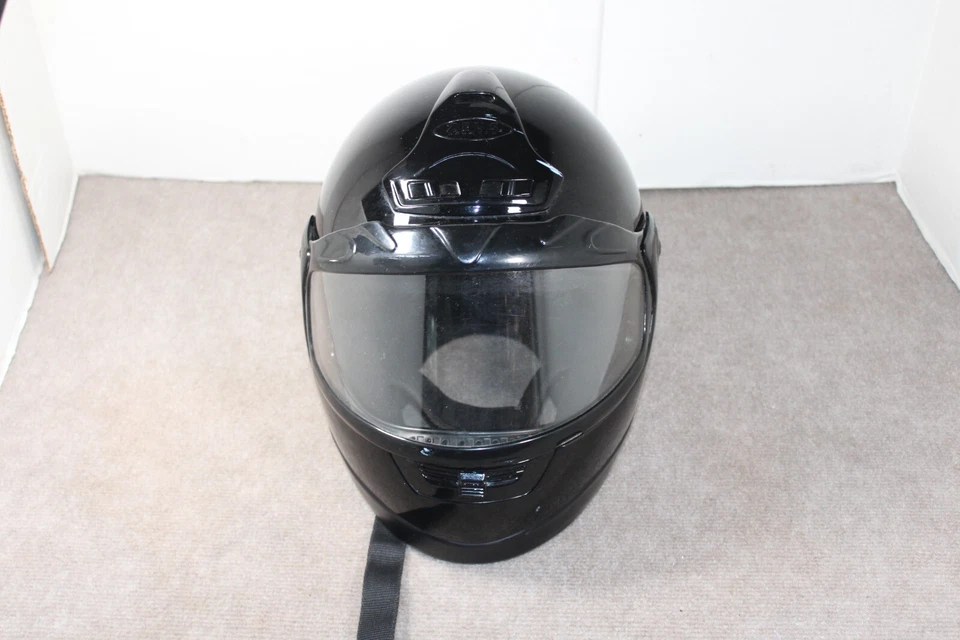 Casco de moto Zeus con protector facial calle liso negro talla XL Foto 4 de 4
