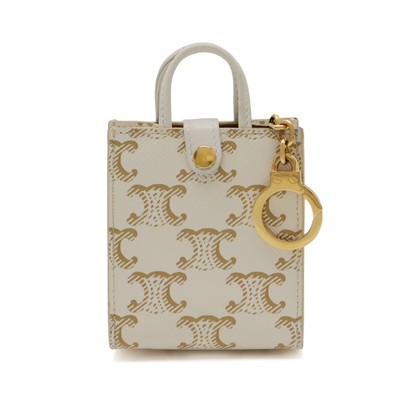CELINE Micro Vertical Cabas Taschenanhänger Schlüsselanhänger Mini Tasche 240...