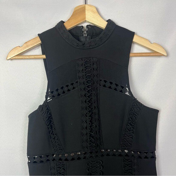 Free People Sky Scraper Black Mini Dress 2 View 4