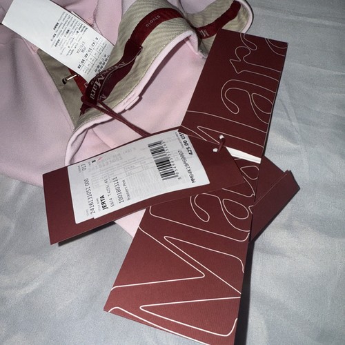 Max Mara Trouser Jerta Pink Pants $425 Size 8 - Picture 14 of 15