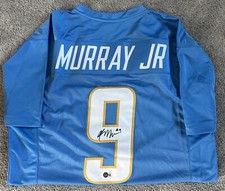 Kenneth Murray Jr. Signed Los Angeles Chargers Custom Jersey With Beckett COA