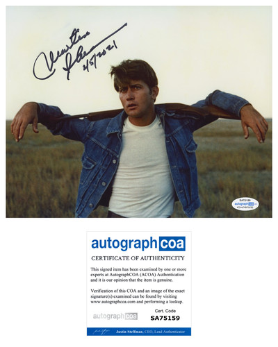 Martin Sheen Signed Autographed 'Badlands' 8x10 Photo ACOA Authenticated K