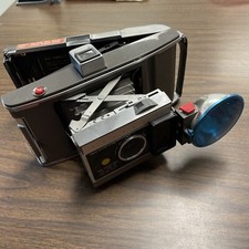 VINTAGE POLAROID ELECTRIC EYE LAND CAMERA MODEL J66 Mechanically Operates