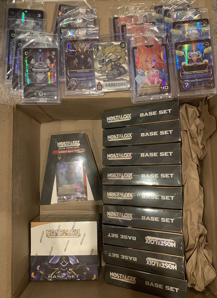 Nostalgix TCG Kickstarter Day Zero Booster Box BUNDLE | eBay