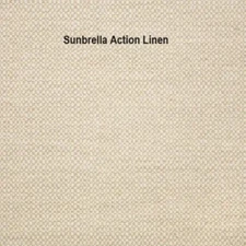 Sunbrella Action Linen 44285-0000 , Indoor/Outdoor Fabric by the yard, 54" wide