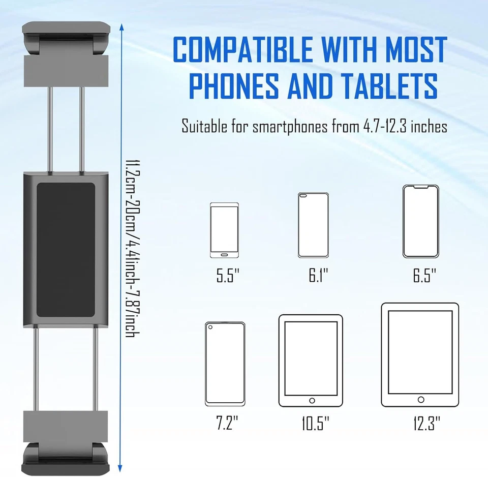 Supporto Tablet Poggiatesta Auto, Universale Porta Tablet Auto Posteriore, Esten - Immagine 2 di 4