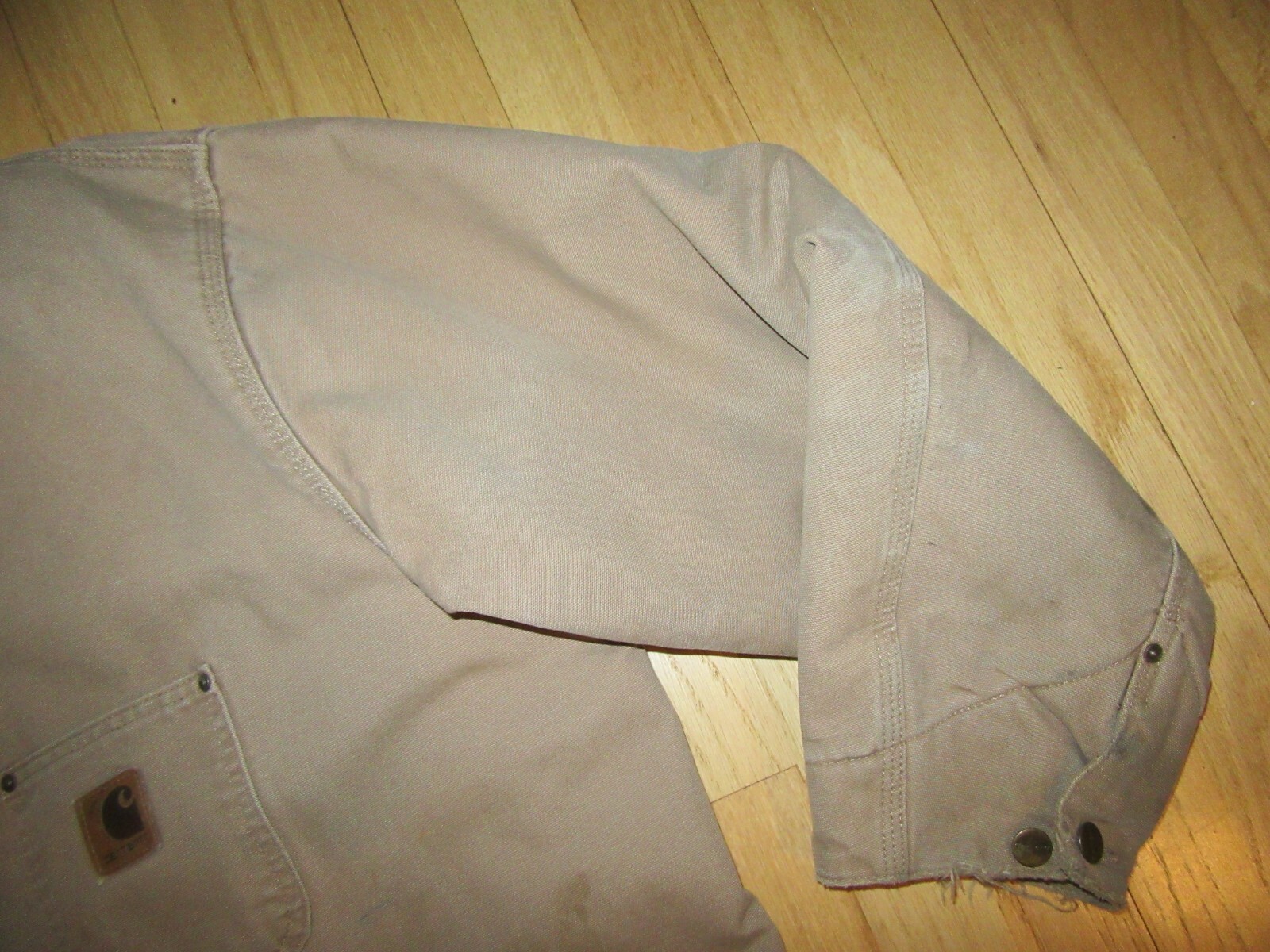 CL/VINTAGE MEN'S CARHARTT C02SDL BLANKET LINED COAT/JACKET/TAN/SIZE 2XL/UNION! image 9