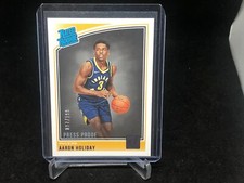 AARON HOLIDAY 2018-19 PANINI DONRUSS RATED ROOKIE PRESS PROOF RC #D 97/199