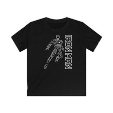 Iron Man Kids T-shirt, Ironman, Superhero, Kids Softstyle Tee