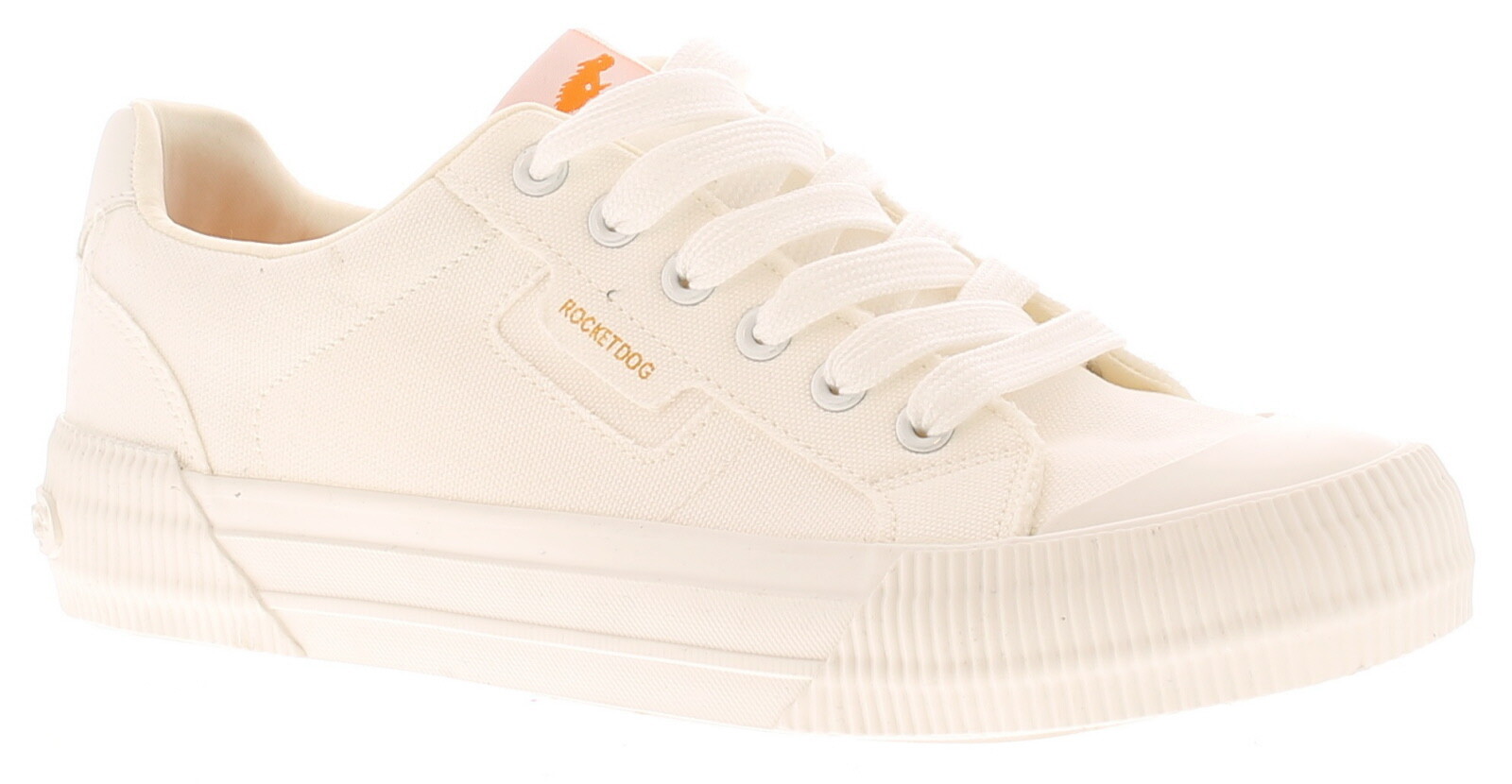 Rocket Dog Donna Scarpe Sportive Pompe Grosso CHEERY con Lacci Off Bianco Misura