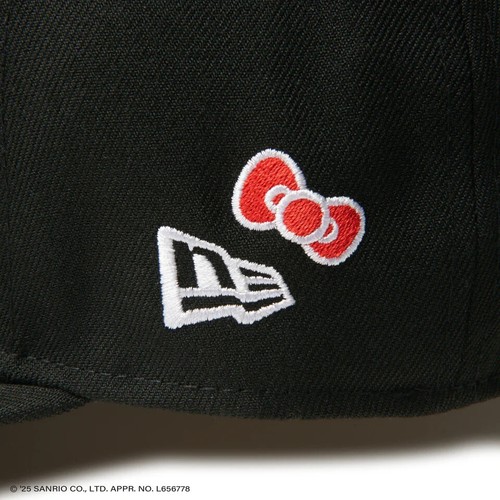 PSL New Era 59FIFTY x HELLO KITTY Sanrio Cap Ribbon Black 14348625 Japan 2025 - Picture 7 of 9