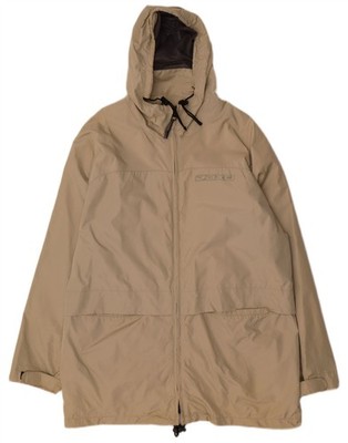 AXO Herren Windbreaker Mantel mit Kapuze UK 40 Large Beige Polyamid BW10