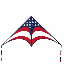 Length 63" Patriotic American Flag Large Delta Kite for American flag kite