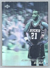 1991-92 UD Basketball Award Winner Holograms #AW2 Alvin Robertson - VG - Bucks