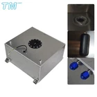 Polished Aluminum Racing Drift Fuel Cell Tank + level Sender 15 Gallon 60L