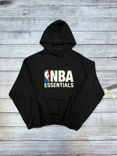 NEW Fear of God Essentials NBA Hoodie Black Size XXS-XL FREE SHIPPING