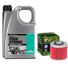 YD250 3UN Oil and Filter Kit Motorex Four Stroke 10w40 4L Yamaha YD 250 1990