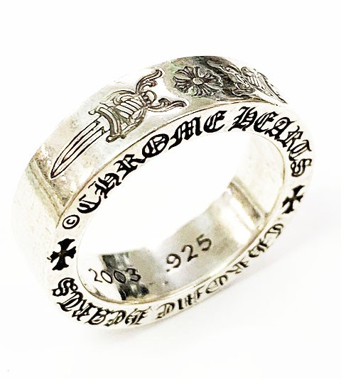 美品 CHROME HEARTS SPACER DAGGER RING 22号 Chrome Hearts Dagger Spacer Ring - Shop Now - Chrome World