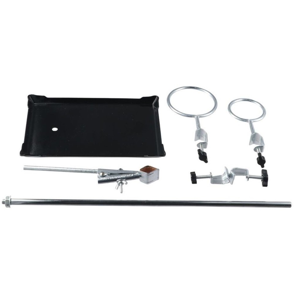 Laboratory Stand Set with Clamp & Rings Lab Support Retort Stand ...