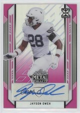 2021 Leaf Metal Draft Pink Rainbow /20 Odafe Oweh Jayson Oweh #BA-JO1 Auto 8d2