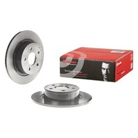 2X Brembo Bremsscheiben 278Mm Voll Hinten Passend FÜR Ford Tourneo Transit