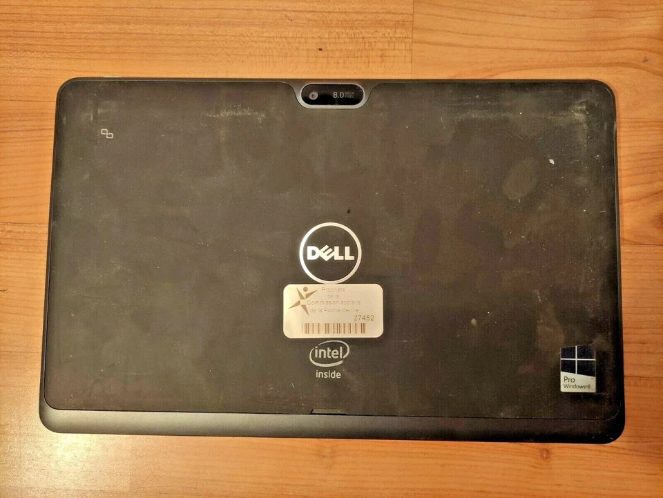 *BROKEN* *DEFECTIVE* *REPAIRS* DELL T06G TABLET WiFi TOUCH SCREEN PORTABLE BLACK - Image 2 of 2
