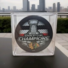 NHL Chicago Blackhawks 2015 Stanley Cup Champs Puck